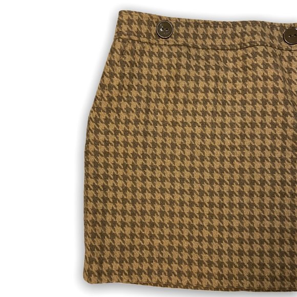 Loft Gingham Mini Skirt - Picture 2 of 4